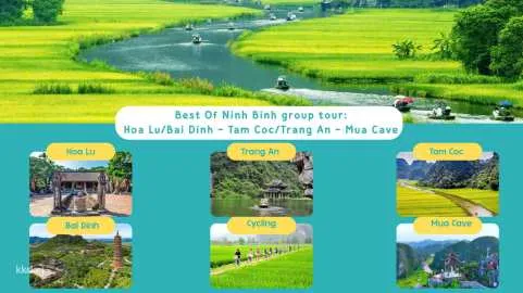 Day Tour | Explore Ninh Binh: Bai Dinh - Trang An - Hang Mua (With Multiple Languages Tour Guides and Multiple Tour Options)
