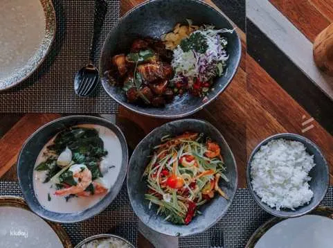 Thai Food Set at Three Monkeys Restaurant Phuket | Thailand