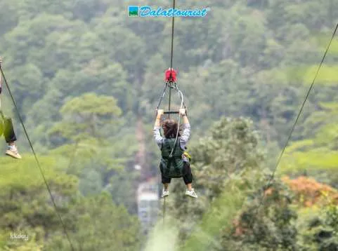 High Rope Course Adventure at Datanla Waterfall Da Lat | Vietnam